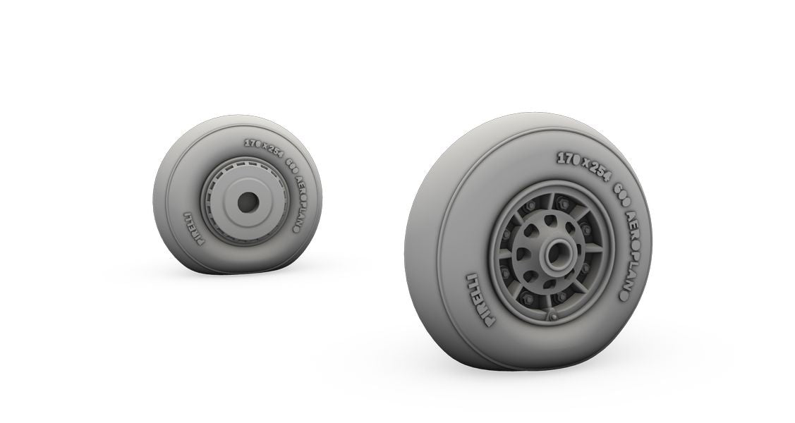 CMK/Czech Master Kits CMQ48371 1:48 Reggiane Re.2000 Main Wheels