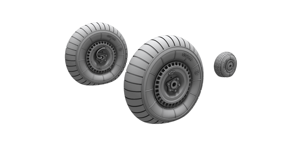 CMK/Czech Master Kits CMQ48405 1:48 Yakovlev Yak-9D wheels