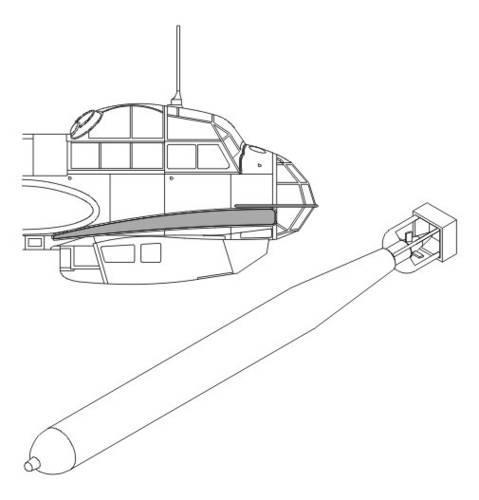 CMK/Czech Master Kits CMQ72022 1:72 German aircraft torpedo LTF 5b