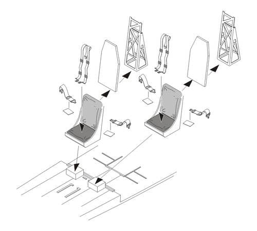 CMK/Czech Master Kits CMQ72175 1:72 Boeing B-17F/B-17G Flying Fortress Seats