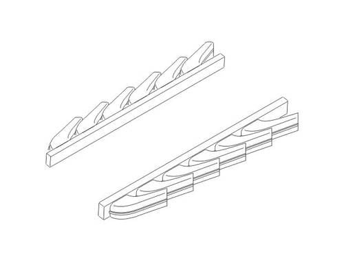 CMK/Czech Master Kits CMQ72205 1:72 Messerschmitt Bf-109G-6 exhausts