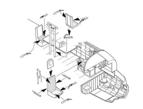 CMK/Czech Master Kits CMQ72206 1:72 Avro Lancaster B.I/Mk.II/Mk.III-seats