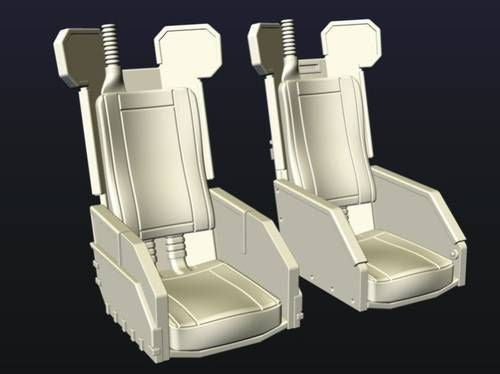 CMK/Czech Master Kits CMQ72209 1:72 Bell AH-1G Cobra Seats