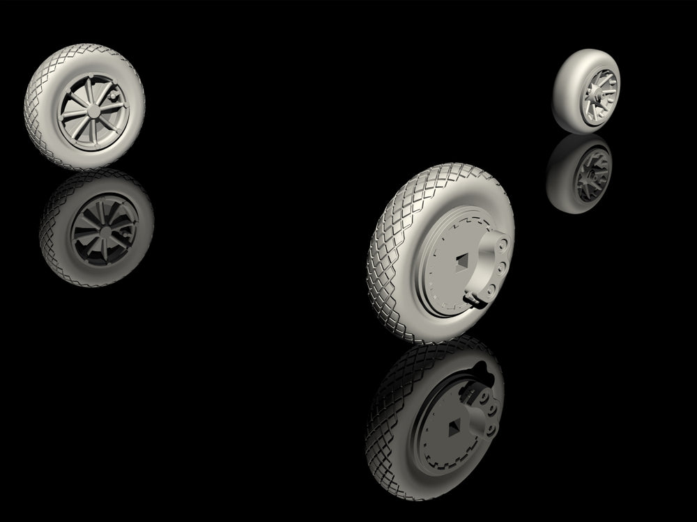 CMK/Czech Master Kits CMQ72326 1:72 FH-1 Phantom Main wheels & Nose wheel