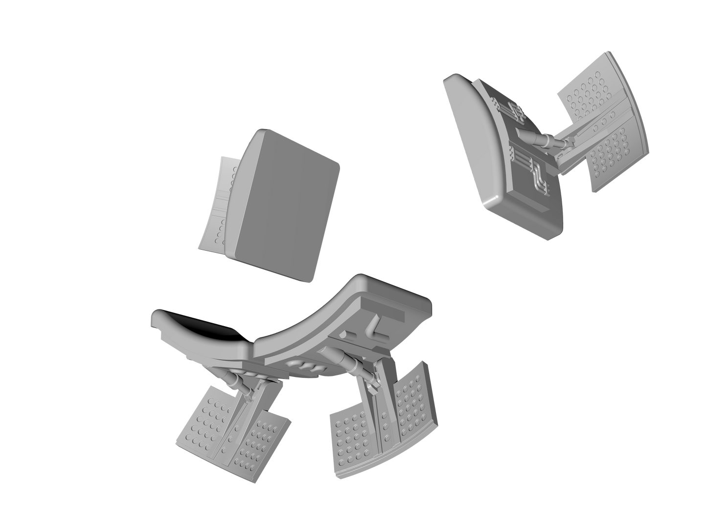 CMK/Czech Master Kits CMQ72344 1:72 Saab JA-37 'Viggen' Air Brakes Set