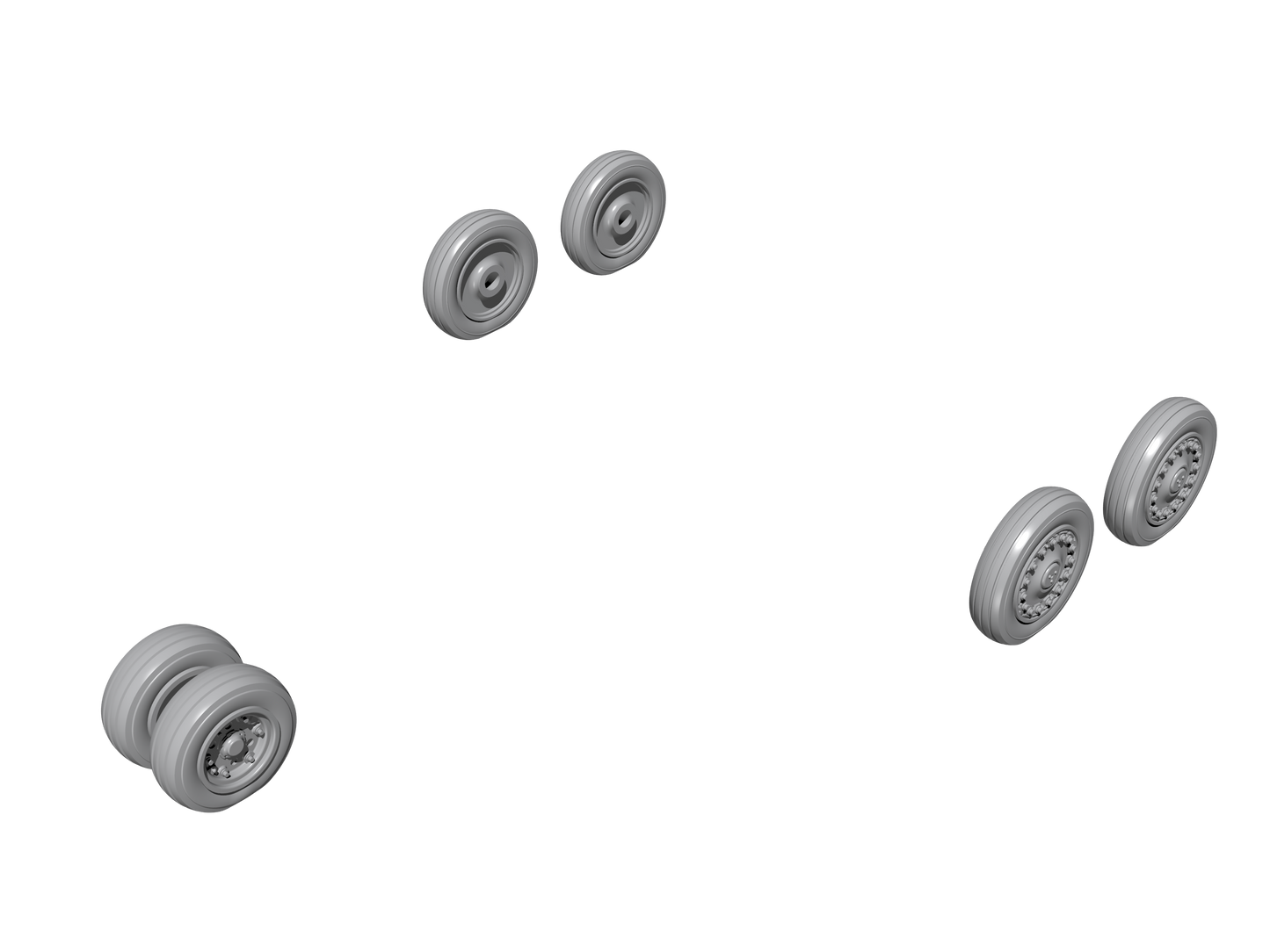 CMK/Czech Master Kits CMQ72345 1:72 Saab JA-37 'Viggen' Wheels