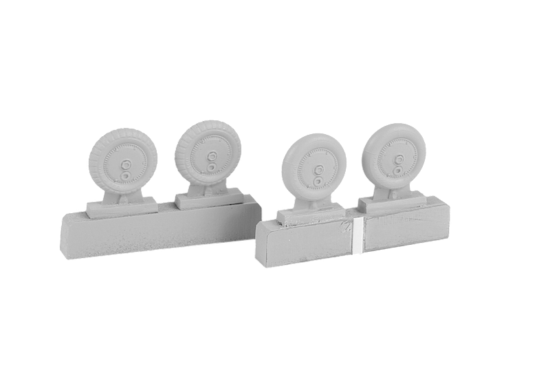 CMK/Czech Master Kits CMQ72351 1:72 Messerschmitt Bf-109G-6 wheels set