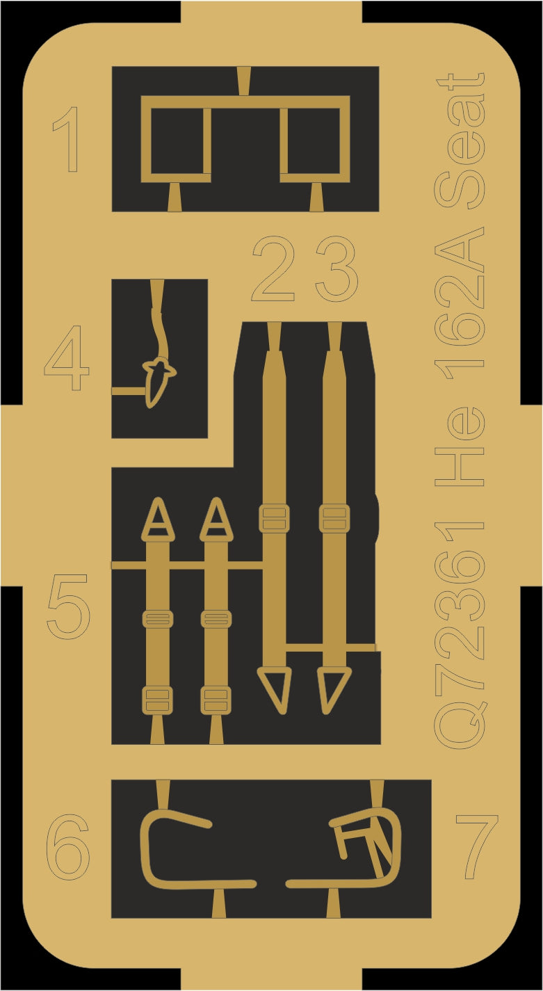 CMK/Czech Master Kits CMQ72361 1:72 Heinkel He-162A ejection Seat