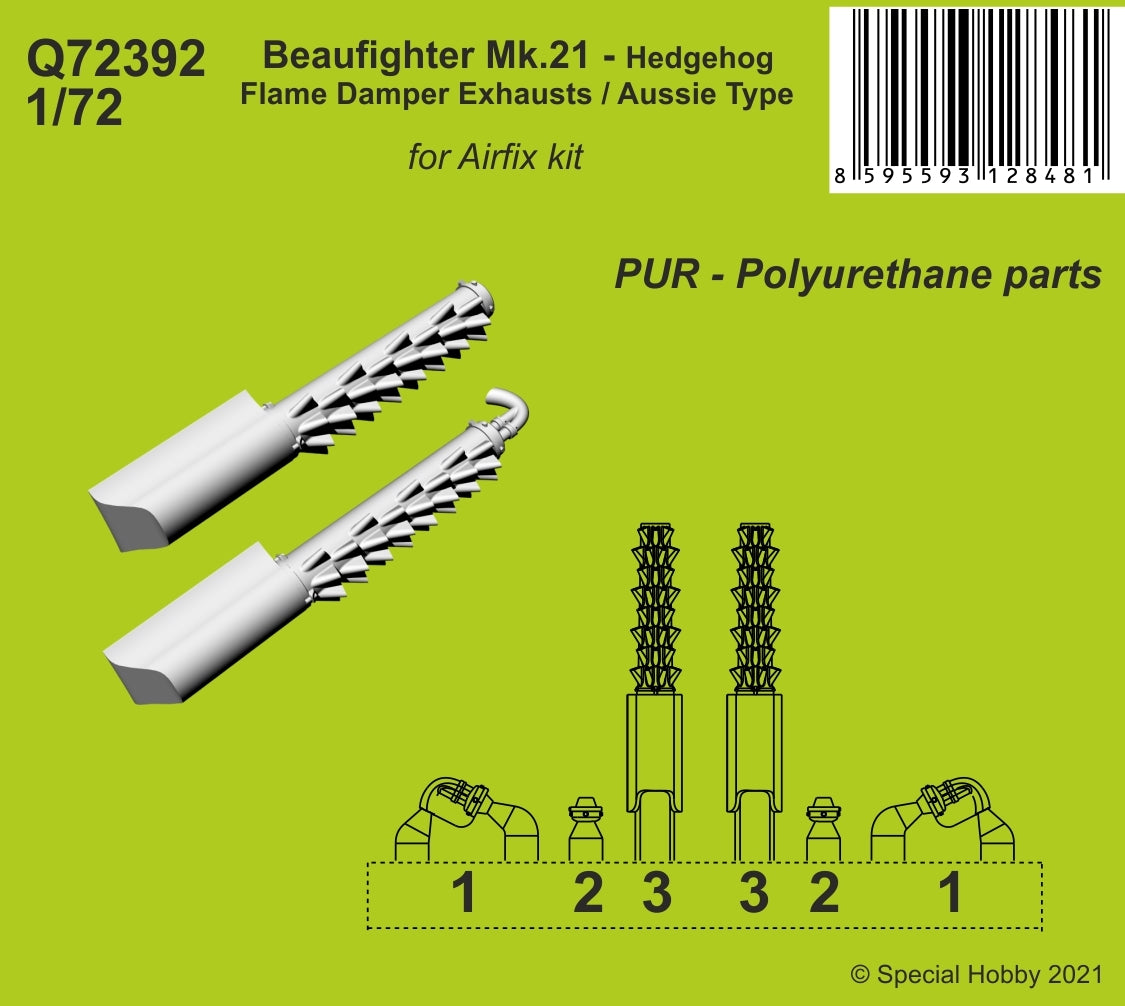 CMK/Czech Master Kits CMQ72392 1:72 Bristol Beaufighter Mk.21