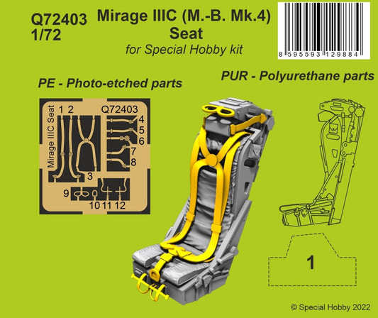 CMK/Czech Master Kits CMQ72403 1:72 Dassault_Mirage IIIC