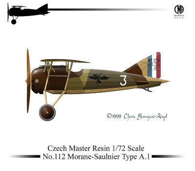 CMR CMR72-112 1:72 Morane-Saulnier Type A.1 with Decals