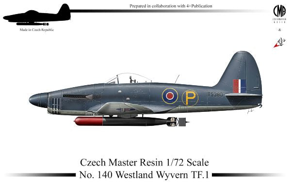 CMR CMR72-140 1:72 Westland Wyvern TF.1 Rolls-Royce Eagle