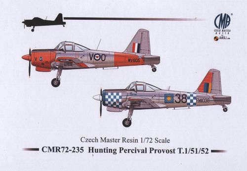Czech Master Resin CMR72-235 1:72 Hunting Percival Provost T.1/T.51/T.52