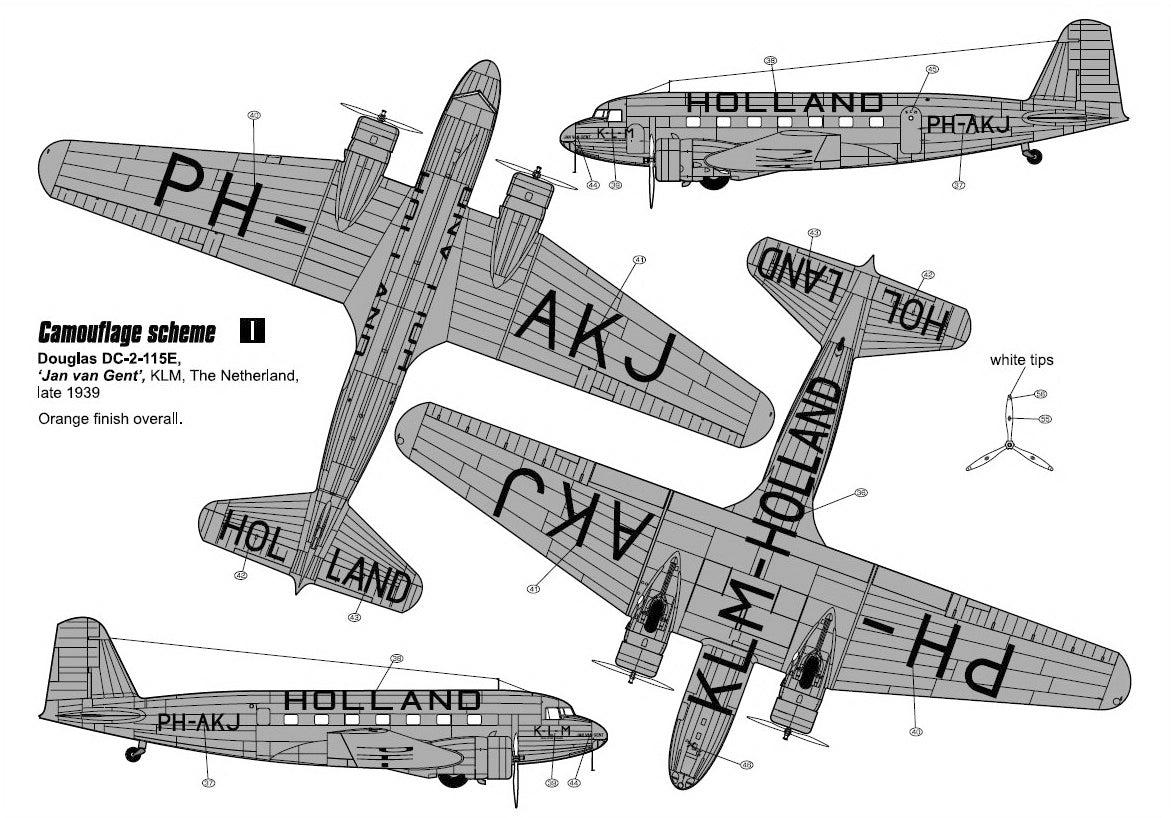 Czech Master Resin CMR144-010 1:144 Douglas DC-2 'Civilian Service'