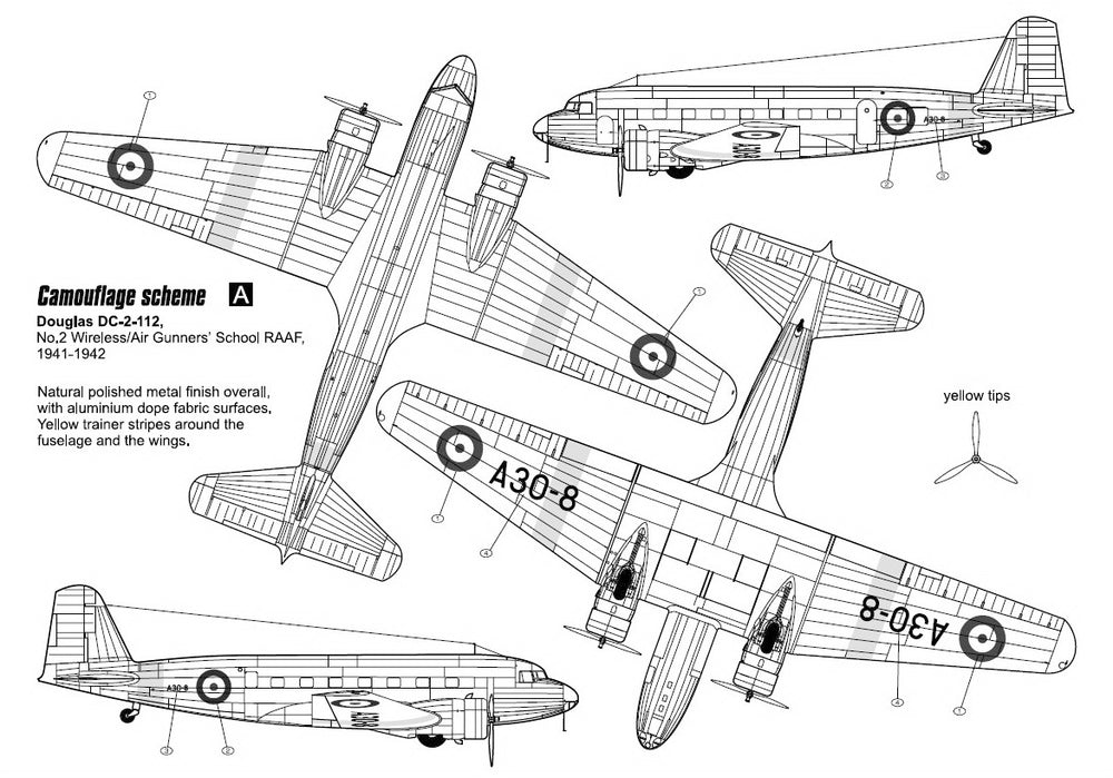 Czech Master Resin CMR144-011 1:144 Douglas DC-2 Military Service Worldwide