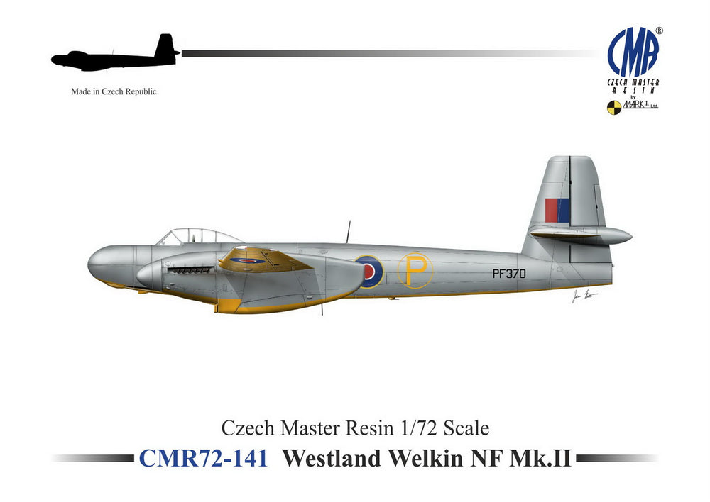 CMR CMR72-141 1:72 Westland Welkin NF.II Night Fighter Decals