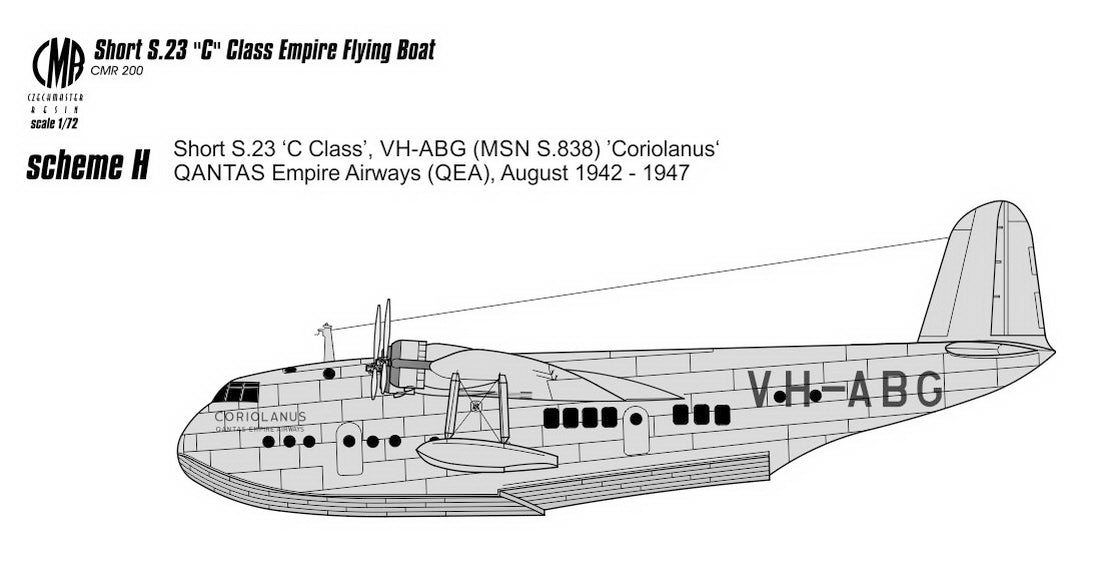 Czech Master Resin CMR72-200 1:72 Short S.23 C-Class Empire Boat