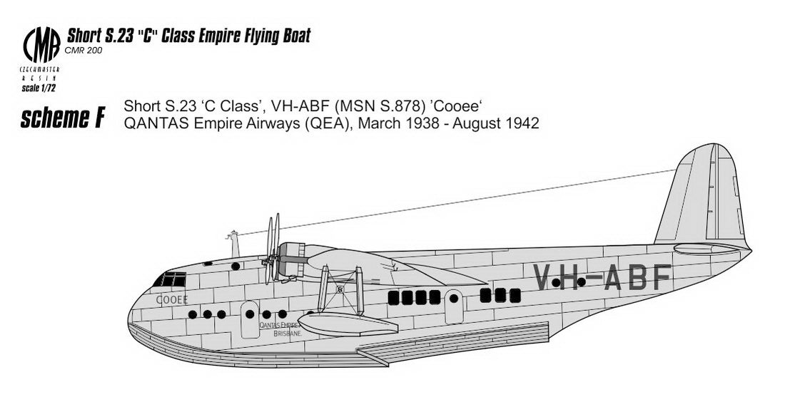Czech Master Resin CMR72-200 1:72 Short S.23 C-Class Empire Boat