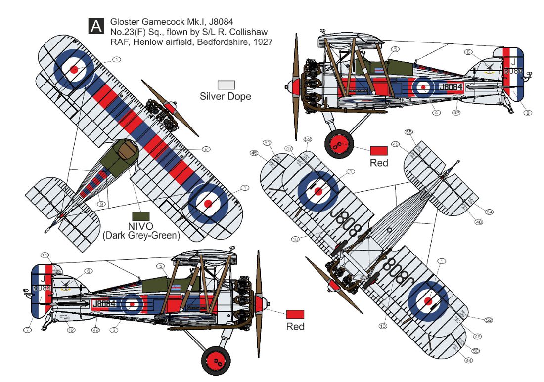 Czech Master Resin CMR72-243 1:72 Gloster Gamecock Mk.I 'RAF Service' includes