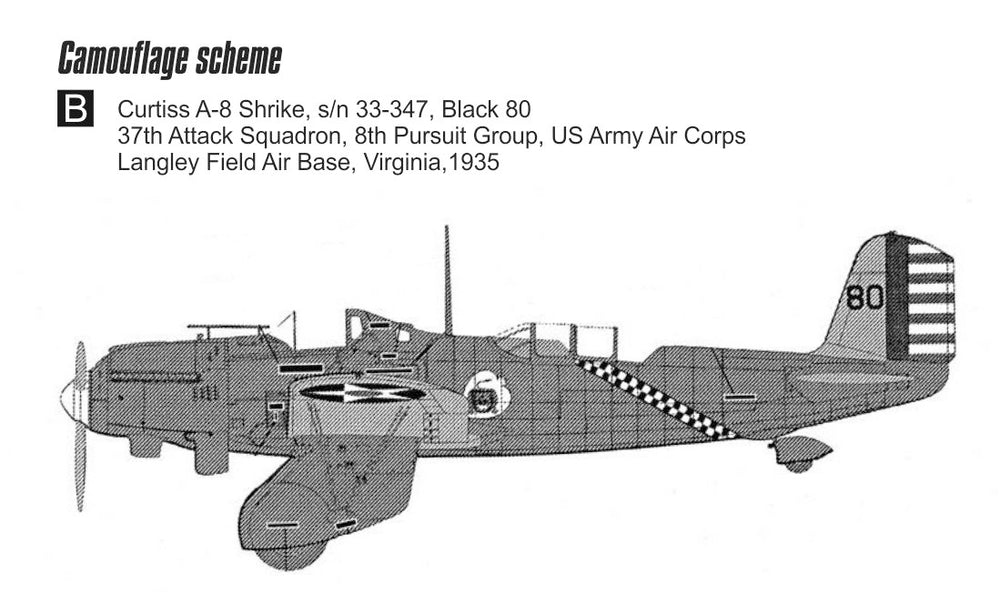 Czech Master Resin CMR72-5101 1:72 Curtiss A-8 Shrike 'In-line Engine'