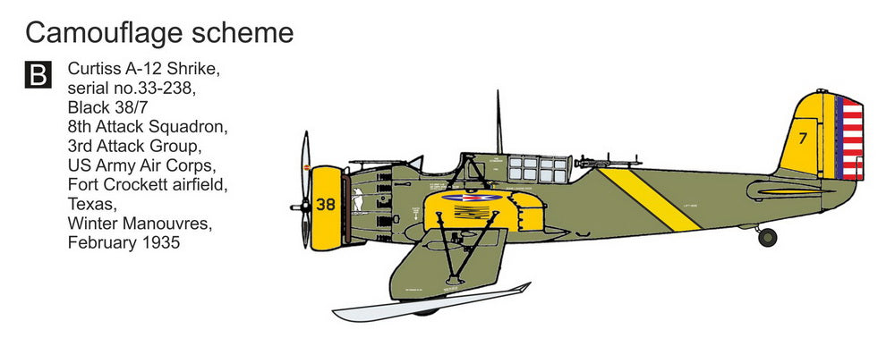 CMR CMR72-240 1:72 Curtiss A-12 Shrike Radial Engine with Decals