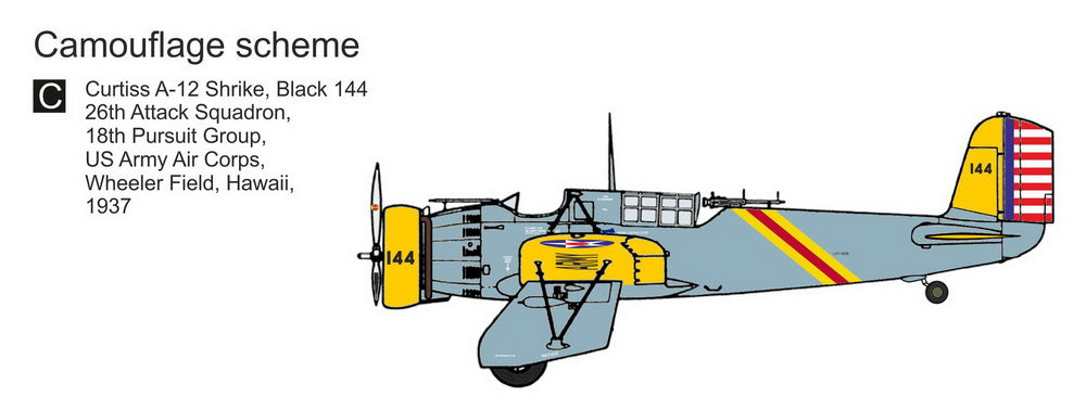 CMR CMR72-240 1:72 Curtiss A-12 Shrike Radial Engine with Decals