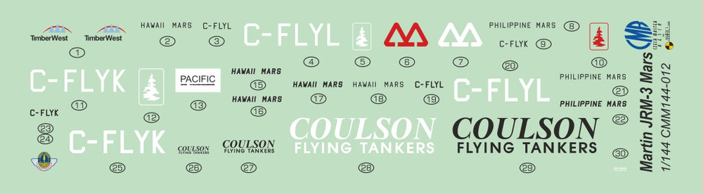 CMR CMR144-012HM 1:144 Martin JRM-3 Coulson Hawaii Mars