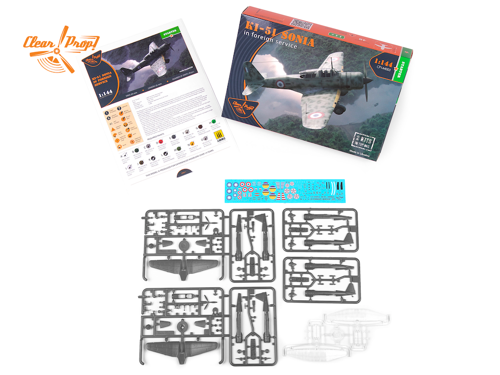 Clear Prop Models CP144003 1:144 Mitsubishi Ki-51 Sonia