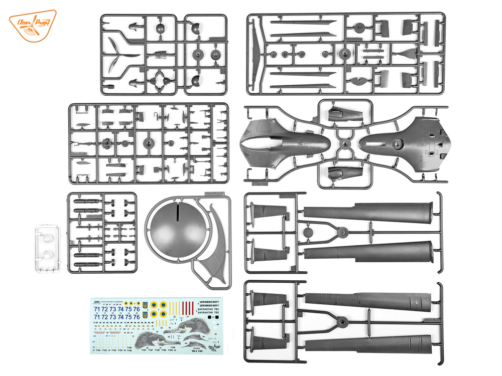 Clear Prop Models CP3503 1:35 TB.2 UAV UKRAINIAN NAVY Starter kit