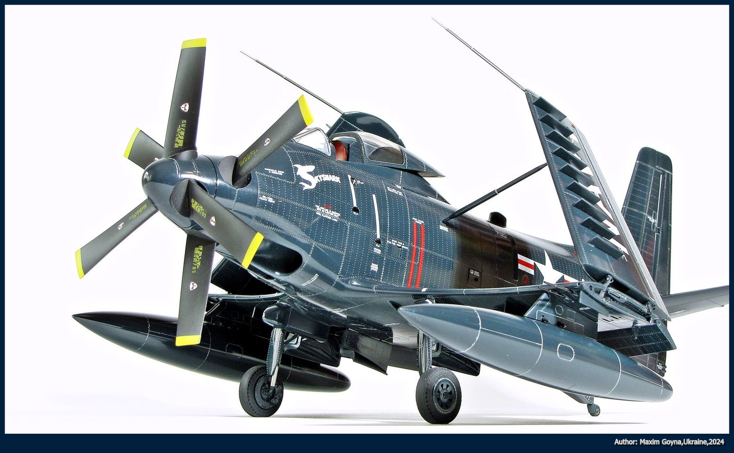 Clear Prop Models CP4801 1:48 Douglas A2D-1 Skyshark ADVANCED KIT
