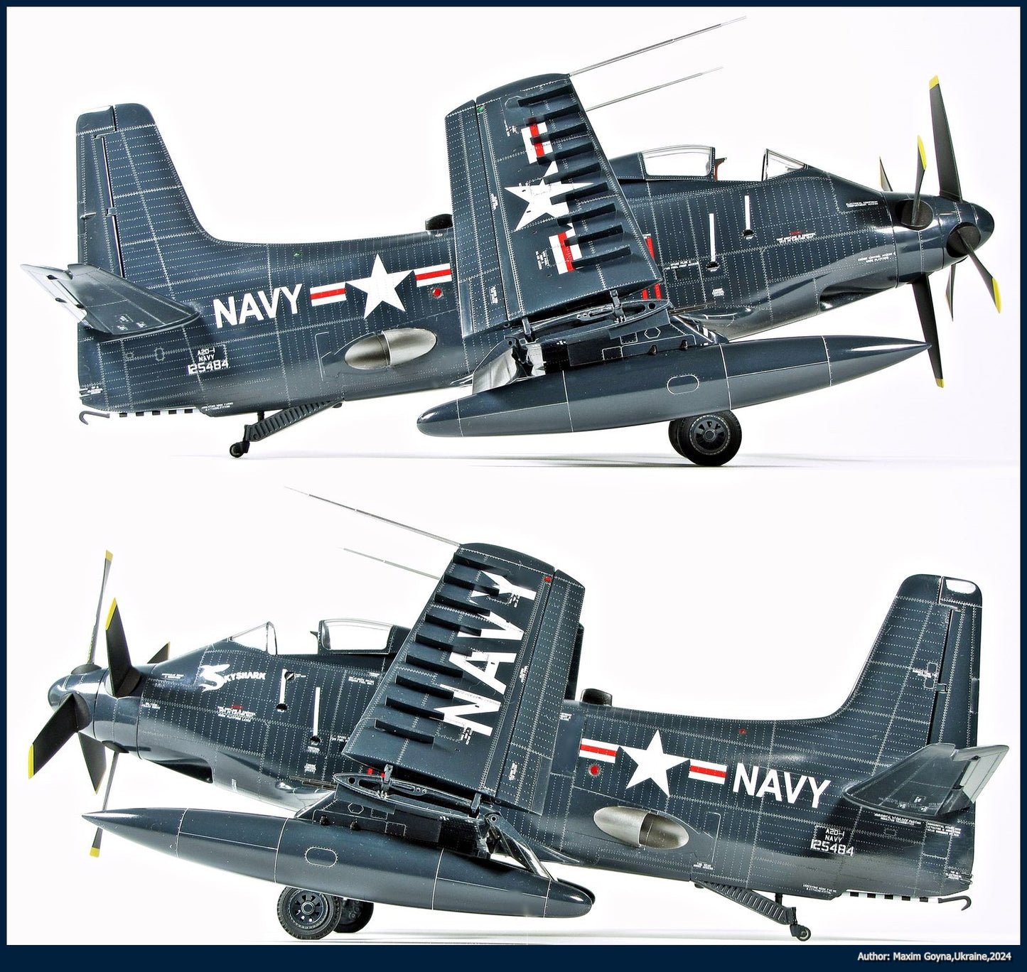 Clear Prop Models CP4801 1:48 Douglas A2D-1 Skyshark ADVANCED KIT