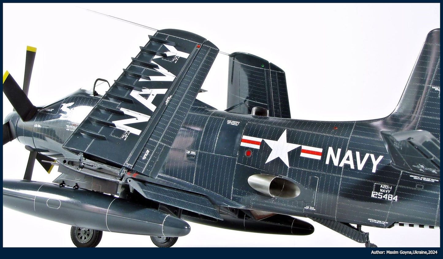 Clear Prop Models CP4801 1:48 Douglas A2D-1 Skyshark ADVANCED KIT