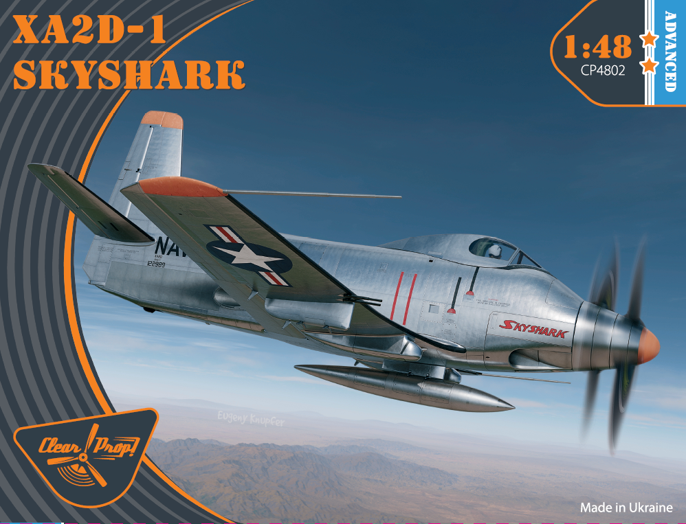 Clear Prop CP4802 Douglas XA2D-1 Skyshark 1:48