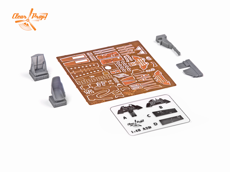 Clear Prop CP4802 Douglas XA2D-1 Skyshark 1:48
