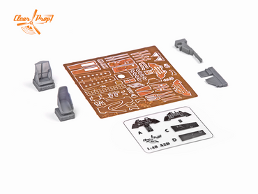 Clear Prop CP4802 Douglas XA2D-1 Skyshark 1:48
