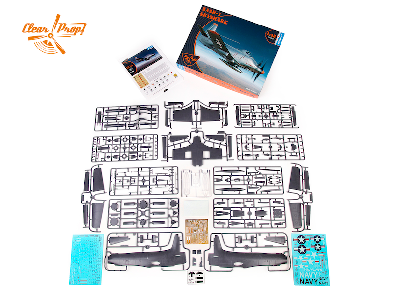 Clear Prop CP4802 Douglas XA2D-1 Skyshark 1:48