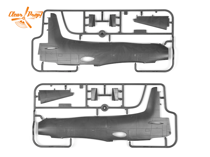 Clear Prop CP4802 Douglas XA2D-1 Skyshark 1:48