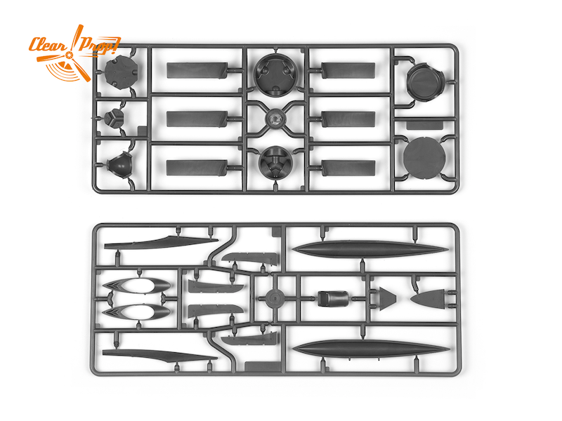 Clear Prop CP4802 Douglas XA2D-1 Skyshark 1:48