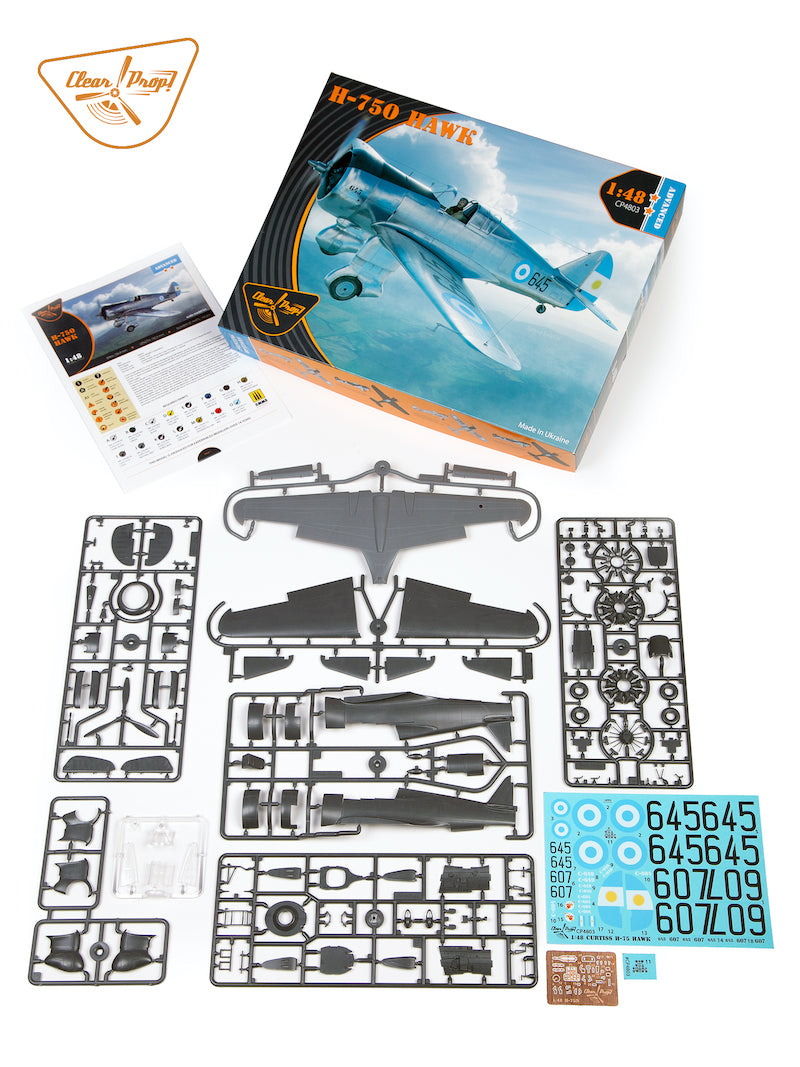 Clear Prop Models CP4803 1:48 Curtiss H-75O Hawk ADVANCED KIT