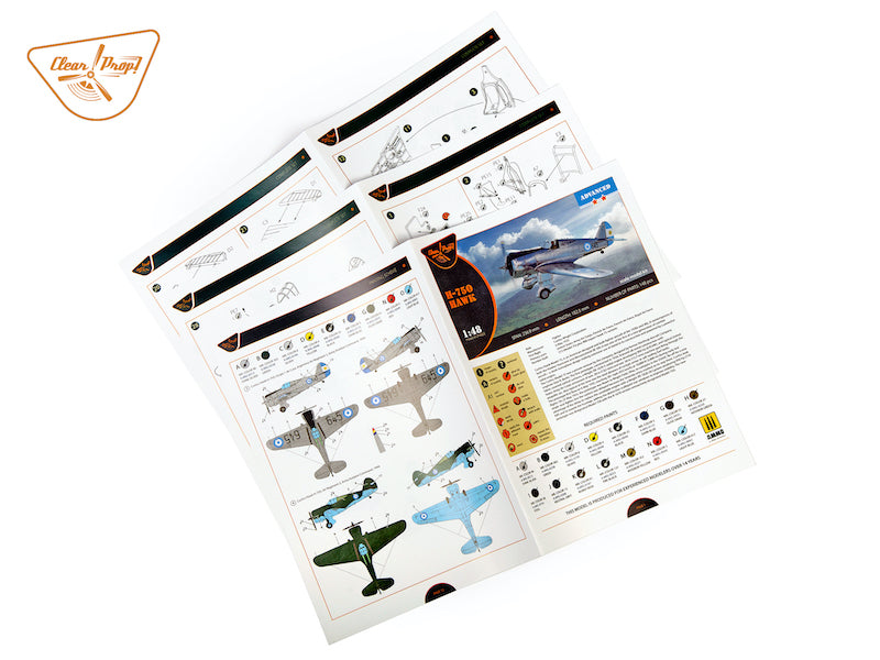 Clear Prop Models CP4803 1:48 Curtiss H-75O Hawk ADVANCED KIT