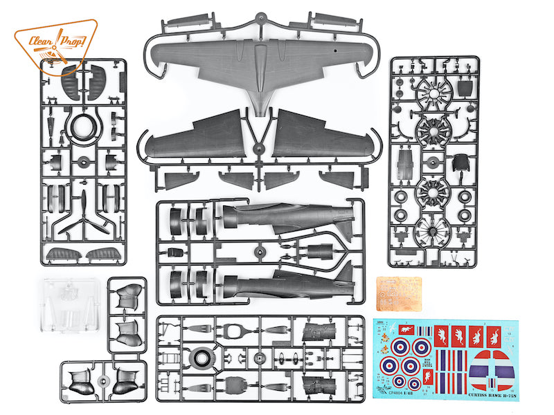 Clear Prop Models CP4804 1:48 Curtiss H-75N Hawk ADVANCED KIT