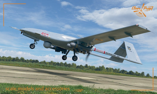 Clear Prop Models CP4809 1:48 Bayraktar TB.2 Turkish Drone
