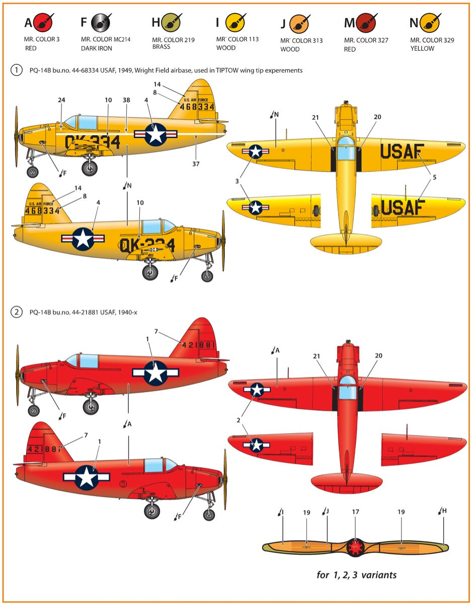 Clear Prop Models CP4816 1:48 Culver PQ-14B