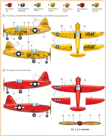 Clear Prop Models CP4816 1:48 Culver PQ-14B