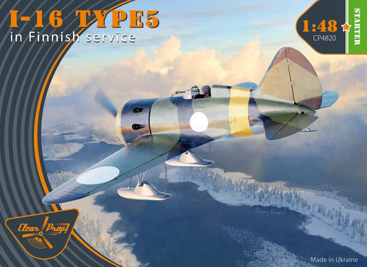 Clear Prop Models CP4820 1:48 Polikarpov I-16 type 5 In Finnish Service