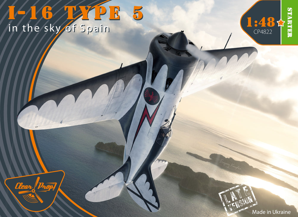 Clear Prop Models CP4822 1:48 Polikarpov I-16 type 5
