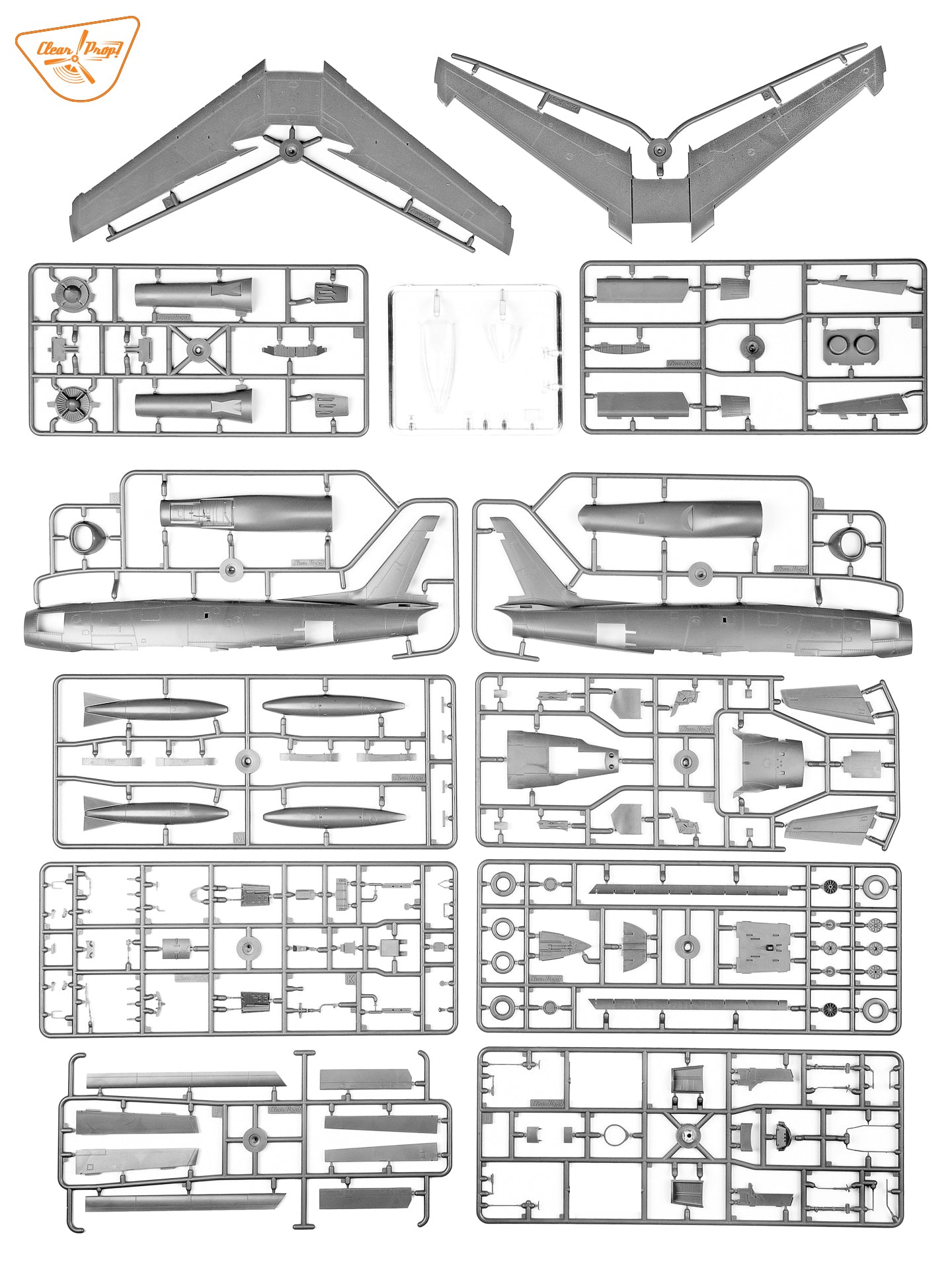 Clear Prop Models CP4824 1:48 North-American F-86A Sabre Advanced kit