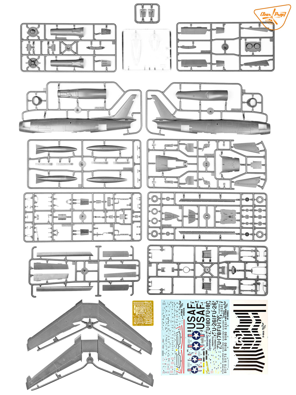 Clear Prop CP4825 1:48 North-American F-86A Sabre Korea Early