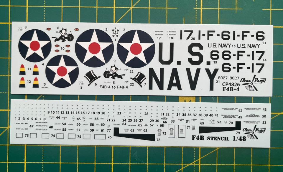 Clear Prop Models CP4826 1:48 Boeing F4B-4