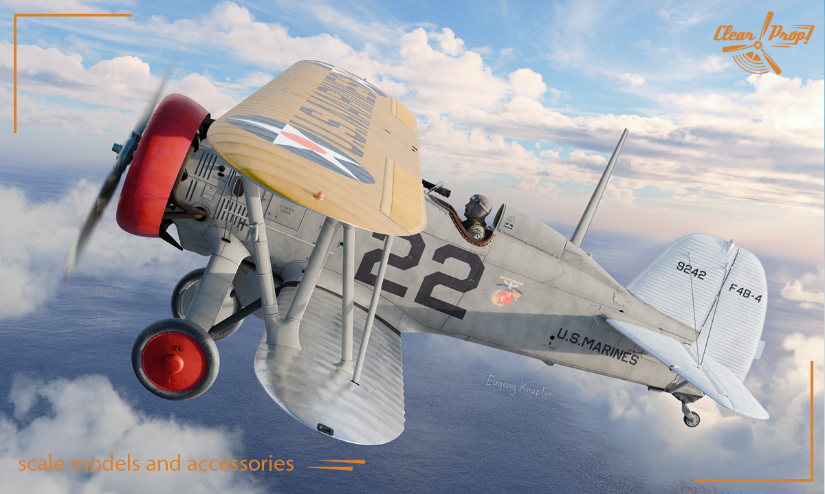 Clear Prop Models CP4827 1:48 Boeing F4B-4